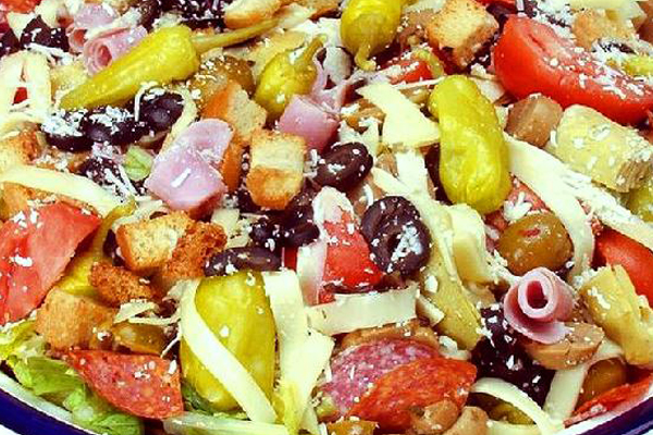 Fresh Italian salads in Easton PA at My New Place Pizzeria